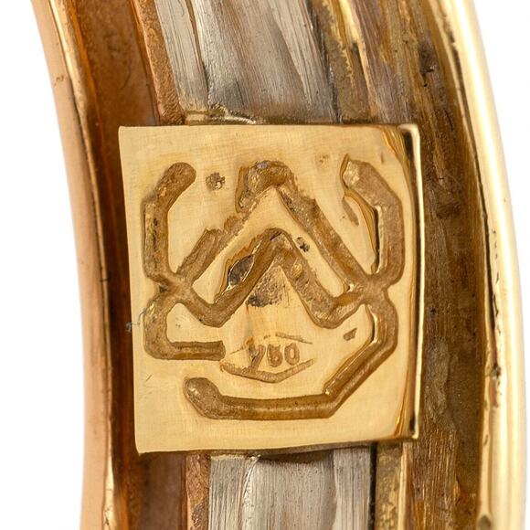 Diamond Heart Tri Colored 18k Gold size 6.75 - Picture 4 of 4